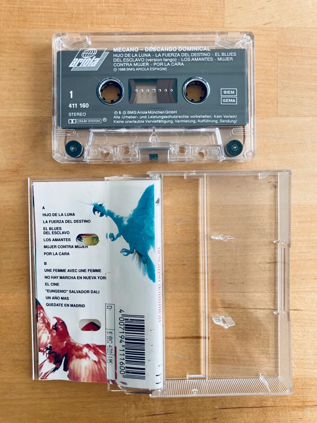 Cassette audio Mecano Descanso Dominical. – photo 2